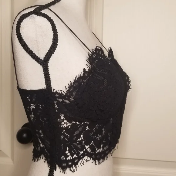 SHEIN Black Lace Bralette - Picture 4 of 7